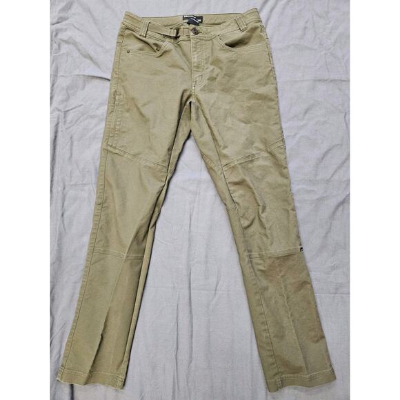 Black Diamond Mantle Pants - Men's Green Climbing To Street Size 34 - Picture 1 of 8